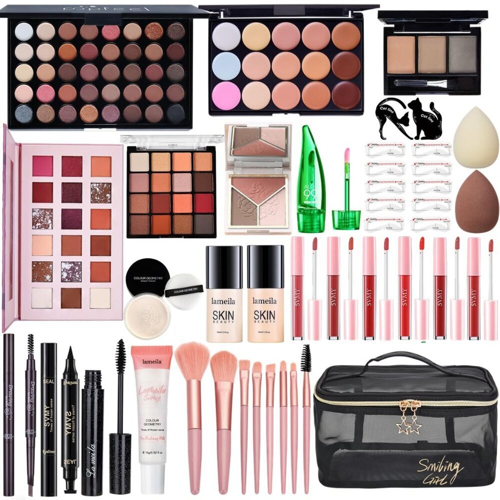 All in One Makeup Kit for Women Full Kit, Make Up Gift Set for Women, Makeup Ess